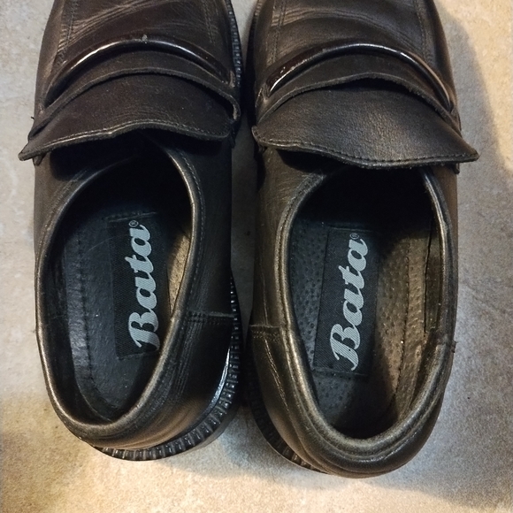 Bata Y2K Inspired Black Chunky Loafers Size 8 - Picture 5 of 5